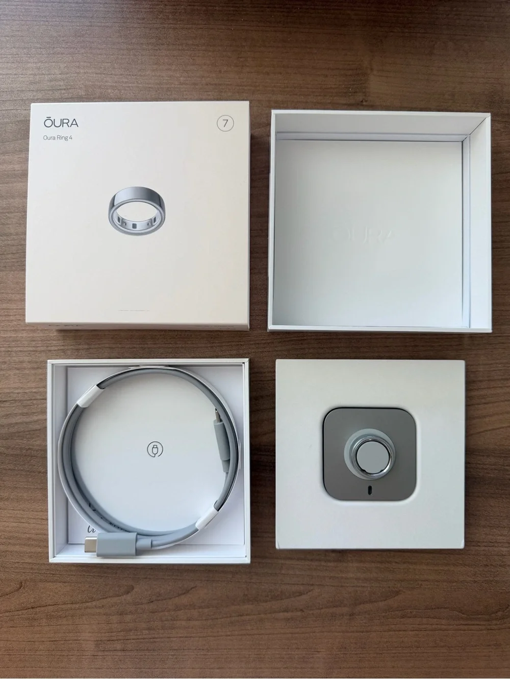 Oura Ring Gen 4 Size 7 Silver BRAND NEW NEVER WORN